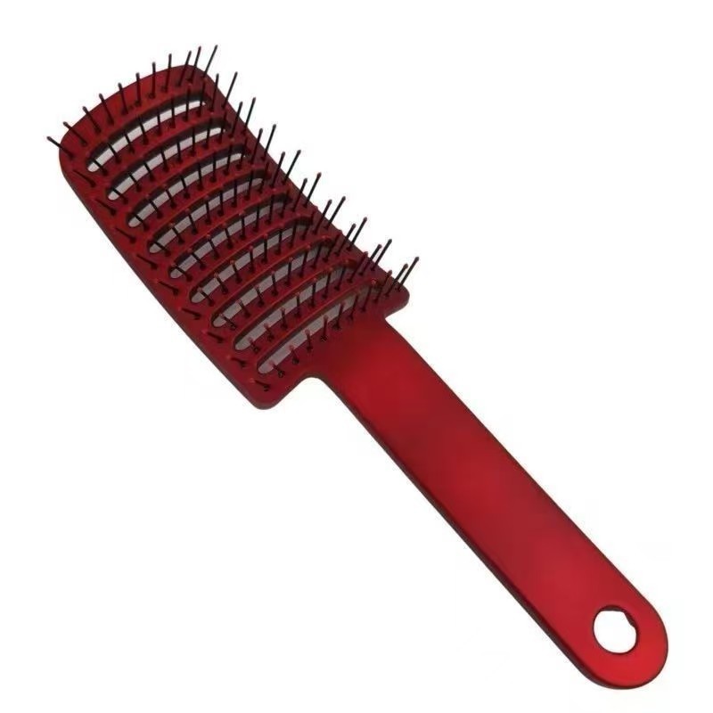 Pein rojo festivo cabello flojo gran curva estilo pein costillas pein damas rizos largos alta craneal masaje al por mayor