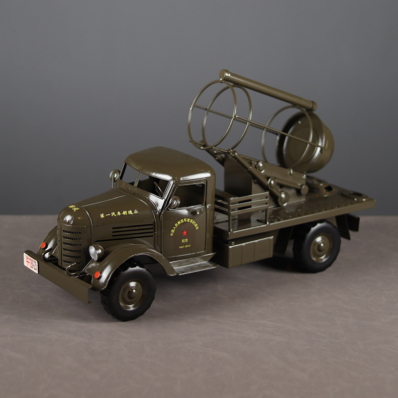 创意红酒架摆件家用装饰品酒柜装饰红酒瓶收纳解放汽车创意摆件