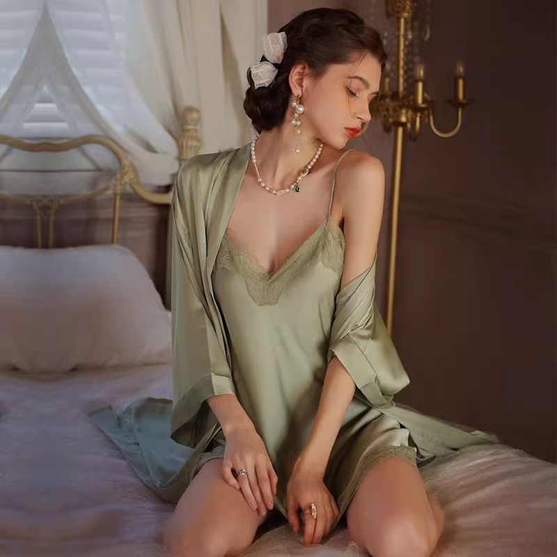 아보카도 그린 싱글 잠옷