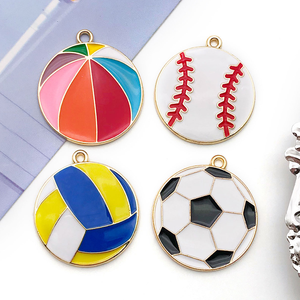 Football volleyball basketball baseball pendant