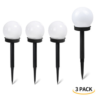 Solar ball lamp waterproof lawn lamp outdoor garden lamp decorative lamp landscape lawn lamp ground plug led light