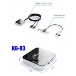 网咖电脑桌面开关按钮台式机箱外接开机键主机外置按键启动USB3.0