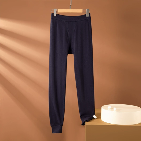 Cotton pants navy blue