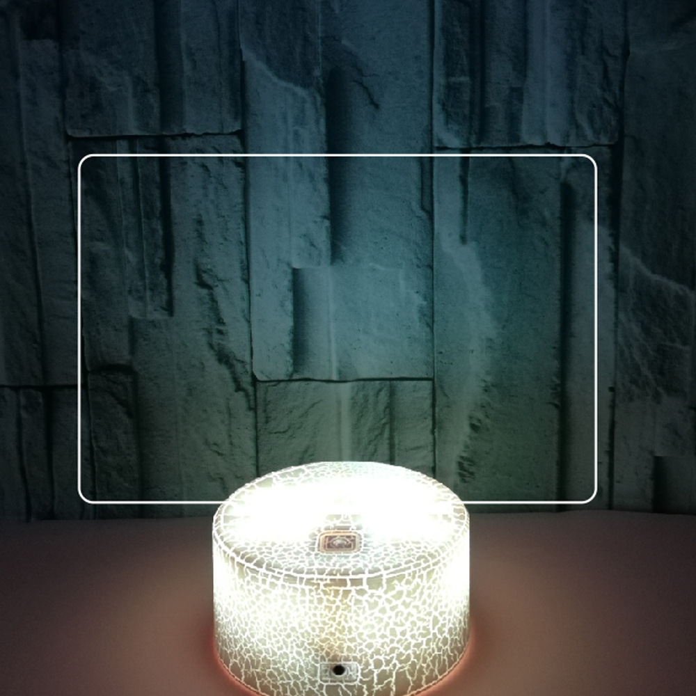Creative acrylic erasable table lamp
