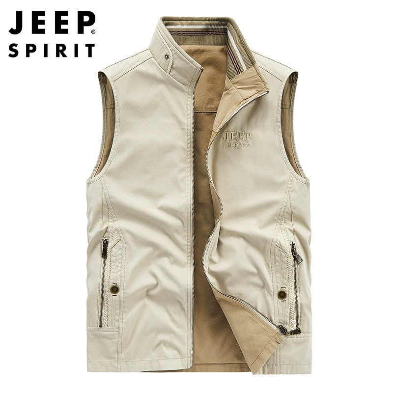 Двусторонний жилет JEEP SPIRIT для весны, для отдыха