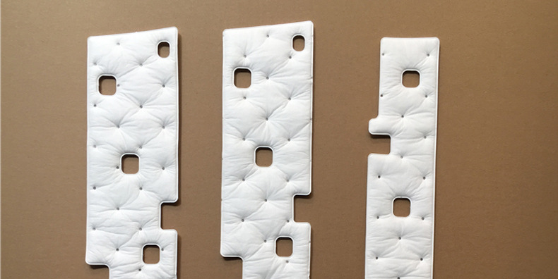 Special-shaped parts edge sealing two-component sound-absorbing cotton white non-woven PP Windsor Cotton environmentally friendly flame retardant car sound insulation Cotton