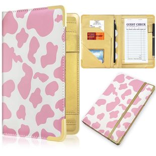 Cross-Border European and American Pu Waiter Wallet Tip Menu Holder Hotel Waiter Ordering Book Customization