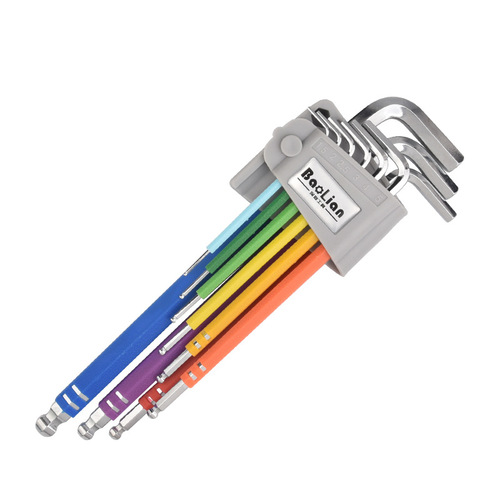 Inner hexagonal wrench universal set hexagonal screw 6-corner tool colorful hexagonal extension six-key multi-function
