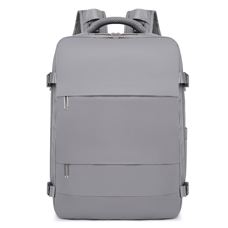 Bolsa de viaje transfronteriza, mochila, viaje corto, logotipo impreso, bolsa de computadora, mochila de maleta multifuncional de gran capacidad.