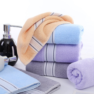 Pure Cotton Towel Simple Plain Color 32-strand Soft Water Absorbent Household Daily-use Adult Face Towel Pure Cotton Towel