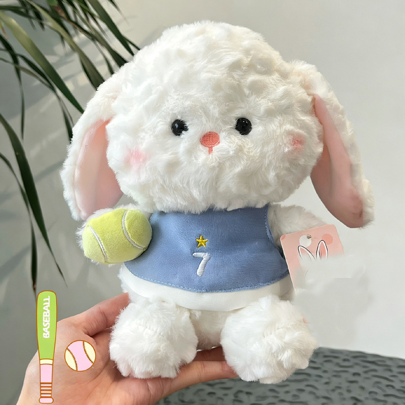 Conejo Blanco Deportivo / 25cm--30cm