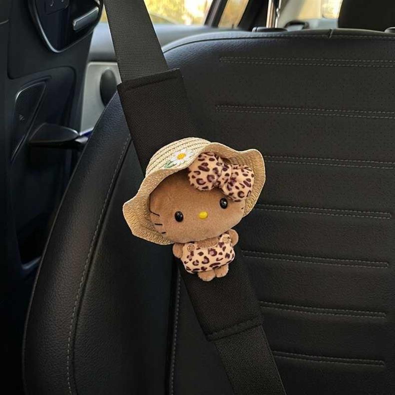 Car Seat Belt Shoulder Pads for Women, Cute and Soft, Anti-Neck Strangulation, Couple's Car Protection and Decorative Covers