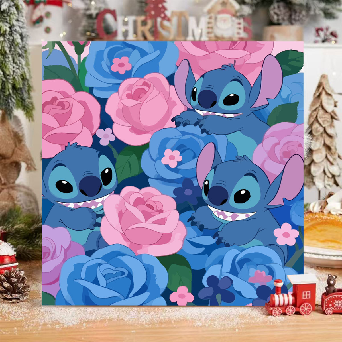Disney DIY serie de animación de pintura al óleo digital Pokémon niños simple relleno de pintura al óleo fábrica al por mayor image 27