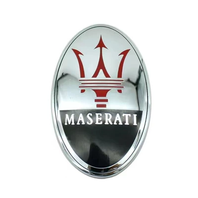 Suitable for Maserati hood emblems, front car emblems, Ghibli, Quattroporte, and Levante front car emblems, for modification purposes (Car logo) - standard-