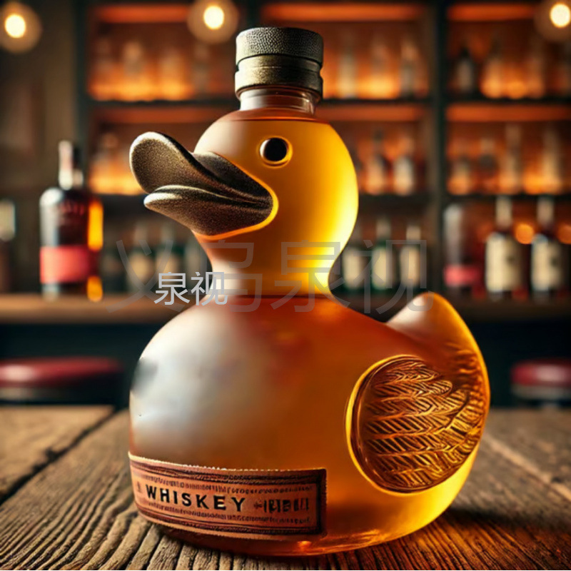 跨境鸭子酒瓶 Funny Whiskey Duck Bottle有趣的威士忌鸭酒瓶摆件