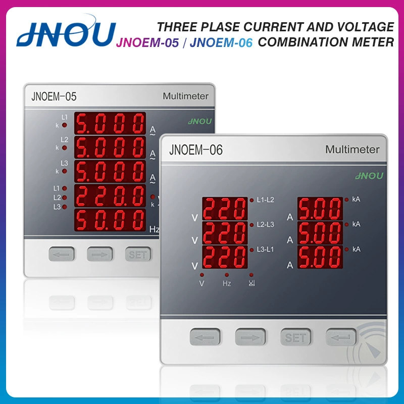 [2024 новый] Внешняя торговля трехфазный силовой прибор три дисплея комбинированного напряжения тока частотный метр переменного тока измерения двигателя