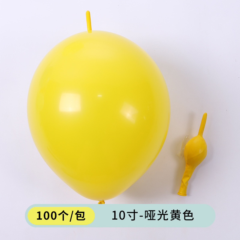 Globo de la cola de 10 pulgadas 2,4g engrosada boda fiesta de cumpleaños Fondo pared escena diseño Bola de conexión