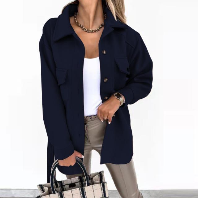 2024 herbst Neue Gürtel Woolen Anzug Mantel frauen_voghion.com