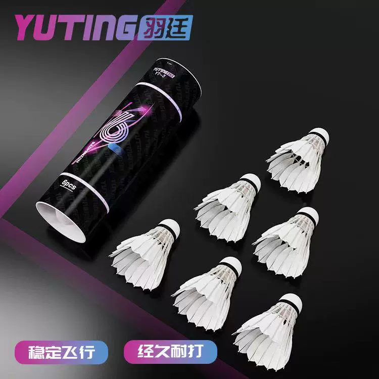 源头厂家批发 羽廷 羽毛球耐打稳定训练球耐打羽毛球支持一件代发