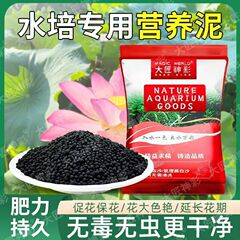 免洗碗莲专用泥碗莲睡莲铜钱草水培泥高肥力荷塘泥造景不浑水肥料
