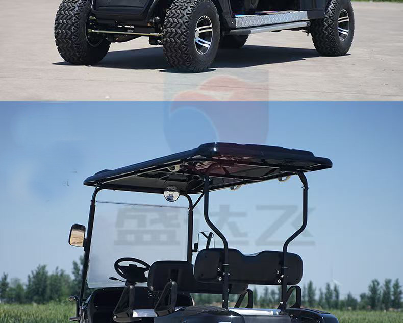 New Model Golf Cart Electric Four-Wheeler 2-8 Seat Sightseeing Car for Tourist Areas and Parks