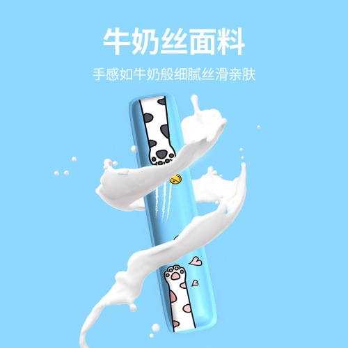 Creative cute cat claw hand rest blue and pink wrist pad wrist rest palm rest keyboard hand rest computer typing soft mat