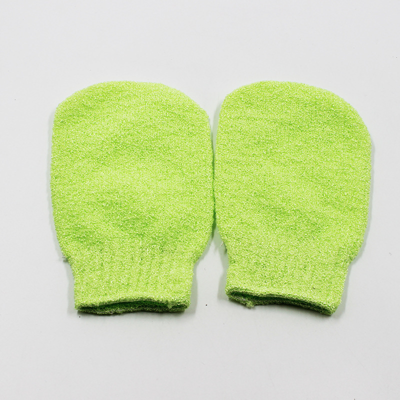 Guantes de toallas de limpieza de cinco dedos para adultos, toallas de baño, artefactos de baño de espalda, toallas de baño de espalda, guantes de espesación de barro frotados