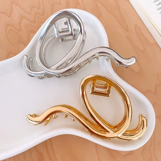 ins简约设计抓夹女夏季2022新款鲨鱼夹大号感发夹后脑勺