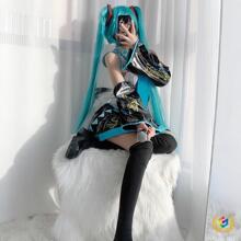 初音未来cosplay服装公式服少女动漫未来初音套装女装全套