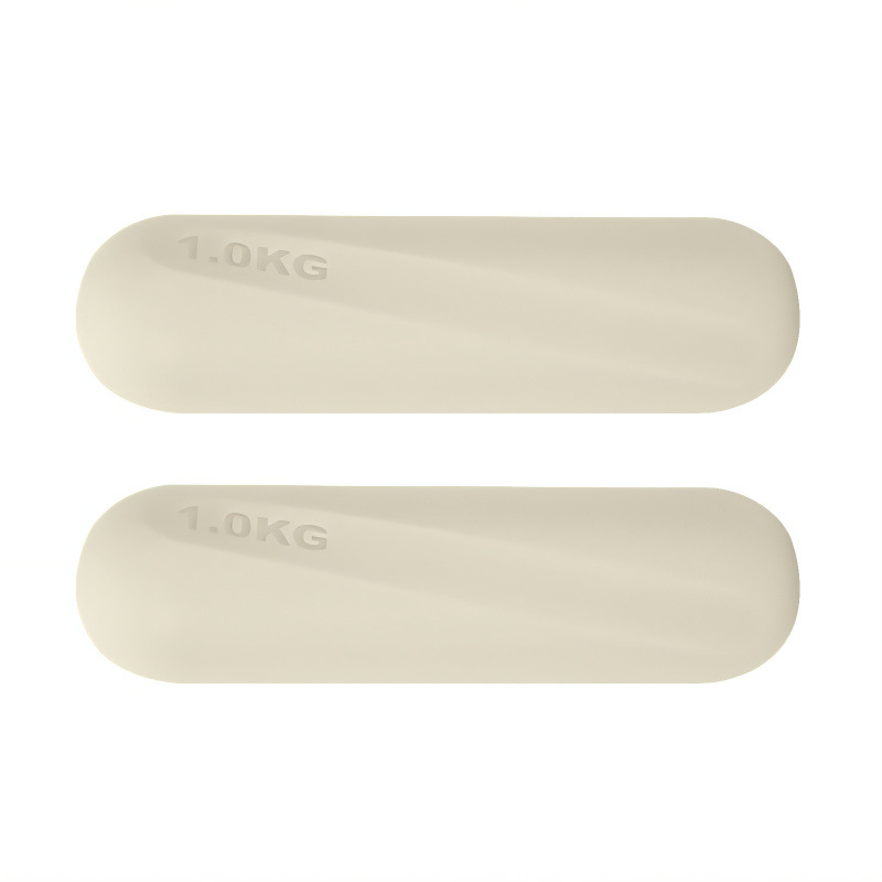 Dumbbell redondo de silicona fijo equipo de fitness yoga pilates entrenamiento de fuerza dumbbell redondo de silicona