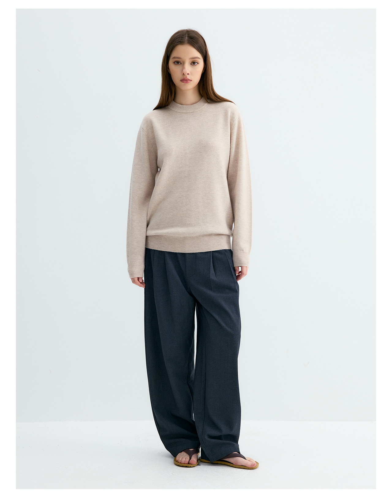 UNF Merino Wool Half-Turtleneck Sweater