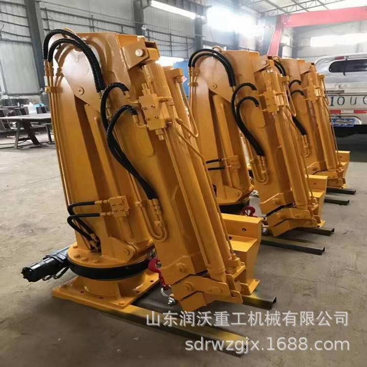 360度折臂式吊机 港口码头固定吊 码头货运固定式船用起重机