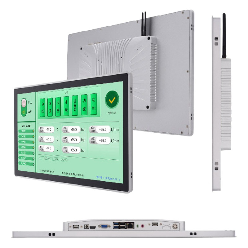 10,1/13,3/15,6/18,5 pulgadas de control industrial todo en uno integrado a prueba de polvo completamente cerrado pantalla táctil