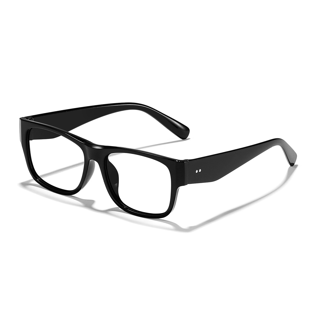 Marco negro blanco plano