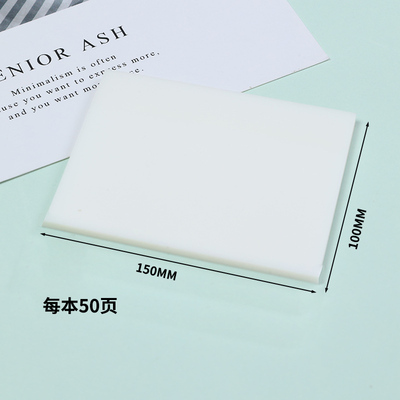 Directo de fábrica transparente nota adhesiva de color nota adhesiva Morandi etiqueta de color de plástico PET nota fuerte etiqueta adhesiva