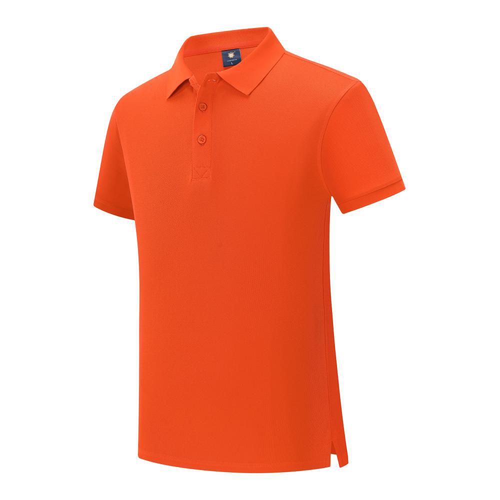 210G algodón peinado solapa polo impresión de verano personalizado camiseta publicitaria ropa de trabajo de hombres y mujeres mangas cortas