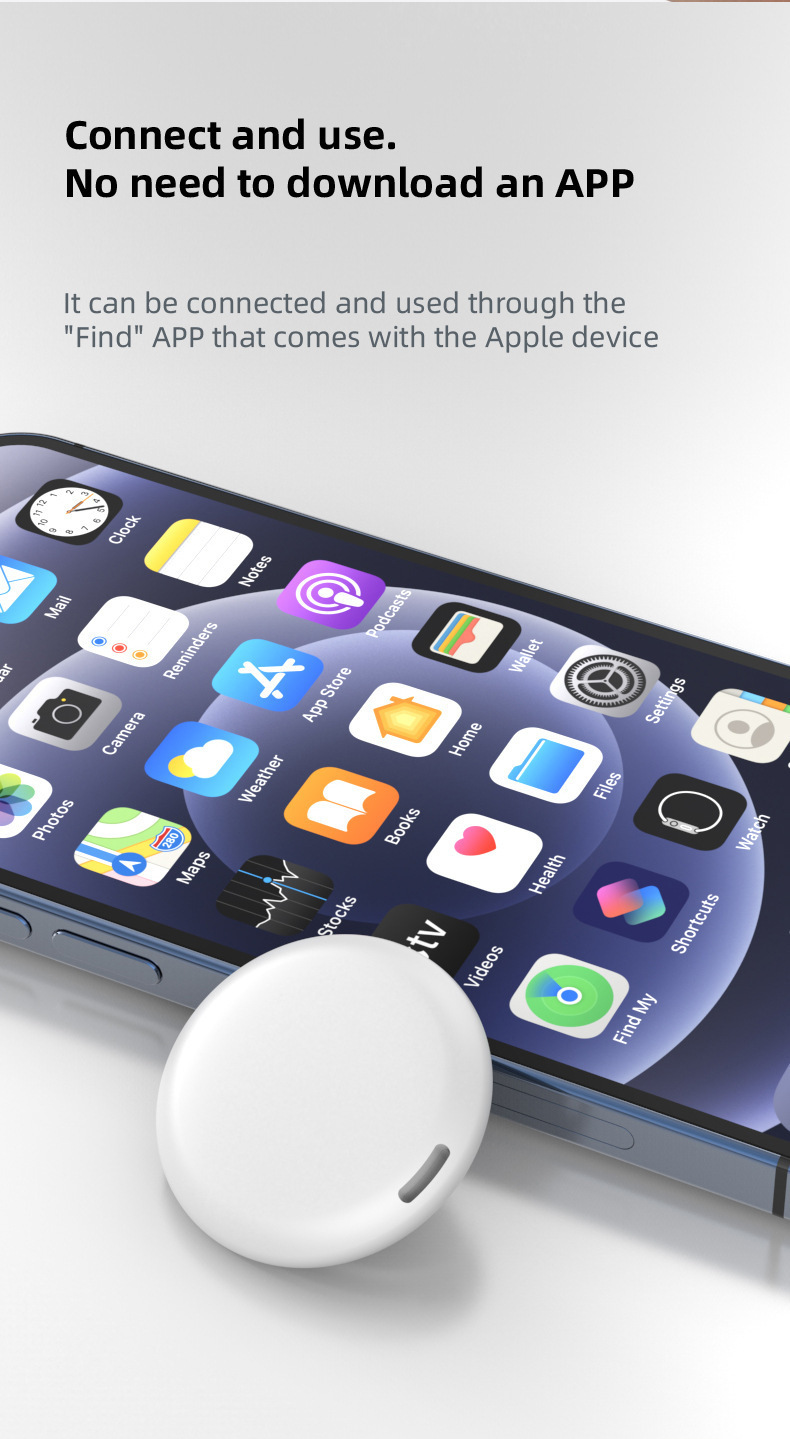 GPS-Tracker Apple iOS kompatibel, Bluetooth-fähig
