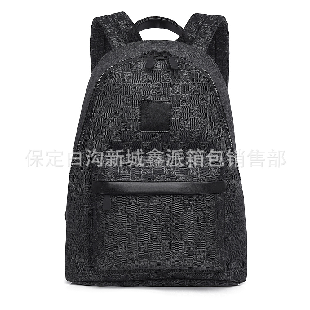 Tide Fan Chessboard Large Capacity Outdoor Sports Travel Bag Cross-border Fashion Travel Backpack Item No. 6003