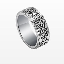 莫比乌斯指环ins潮复古银戒指女时尚个性饰品小众设计代发