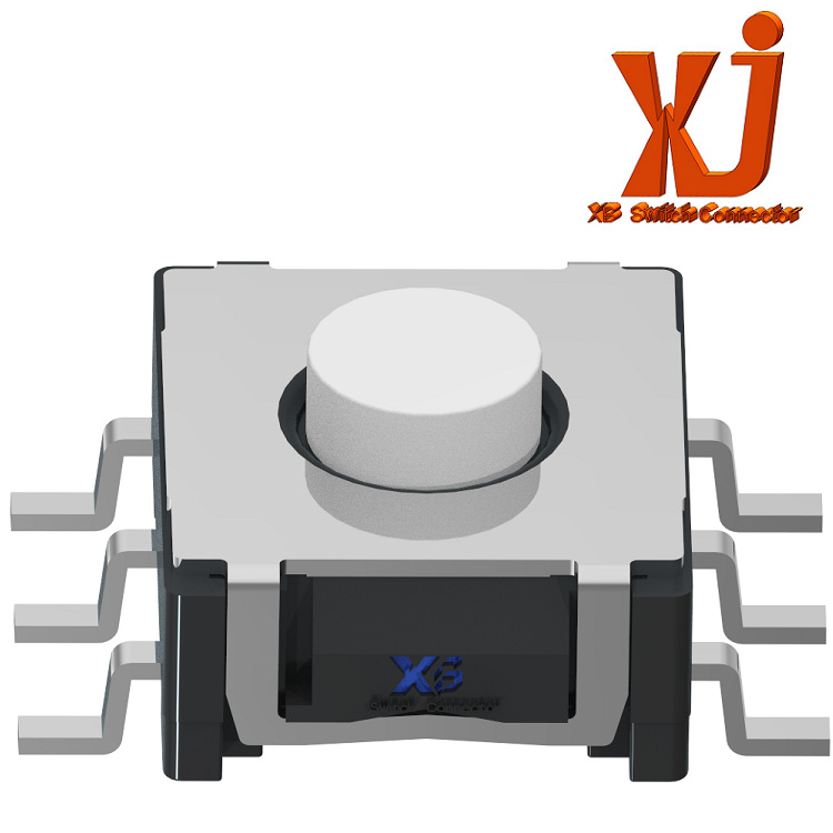 六脚贴片轻触开关6.5*7.5*4.2 六脚贴片按键开关 按钮开关贴片6脚