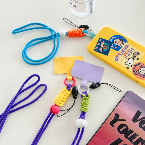 Colorful lanyard long and short sports Apple 13Promax mobile phone case lanyard xsamx personalized men and women