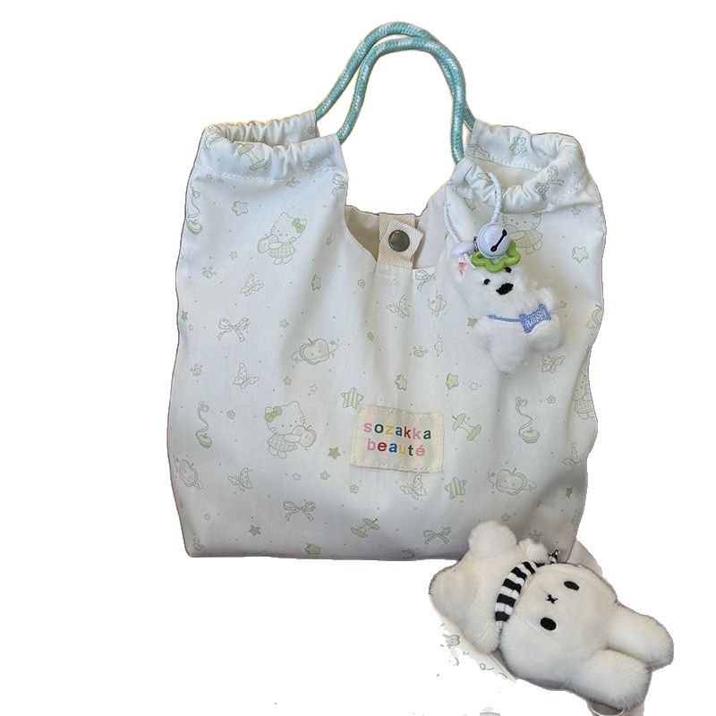 新しいかわいい花柄ショルダーキャンバスバッグ学生女性のショルダーバッグ大容量ハンドバッグトート通勤バッグトレンディ