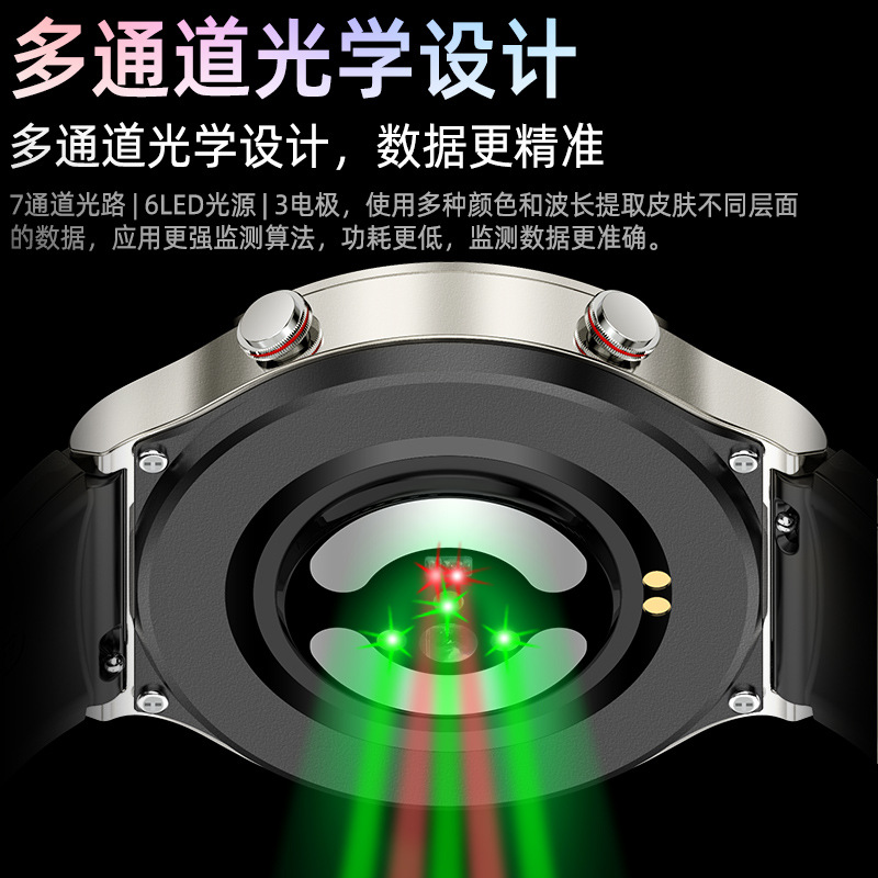 G08 reloj inteligente ecgppg ECG HRV Frecuencia Cardíaca presión arterial sangre oxígeno Frecuencia Cardíaca temperatura corporal monitoreo reloj inteligente
