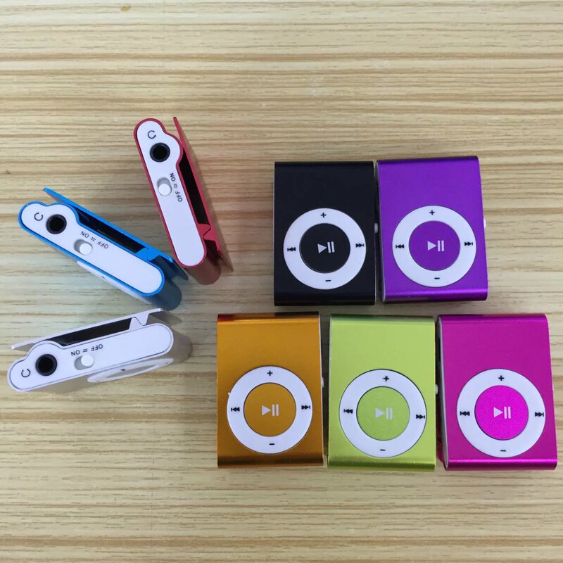 鉄クリップTFカードmp3プレーヤー金属ミニmp3大学生学習ウォークマンプレゼント携帯mp3|undefined
