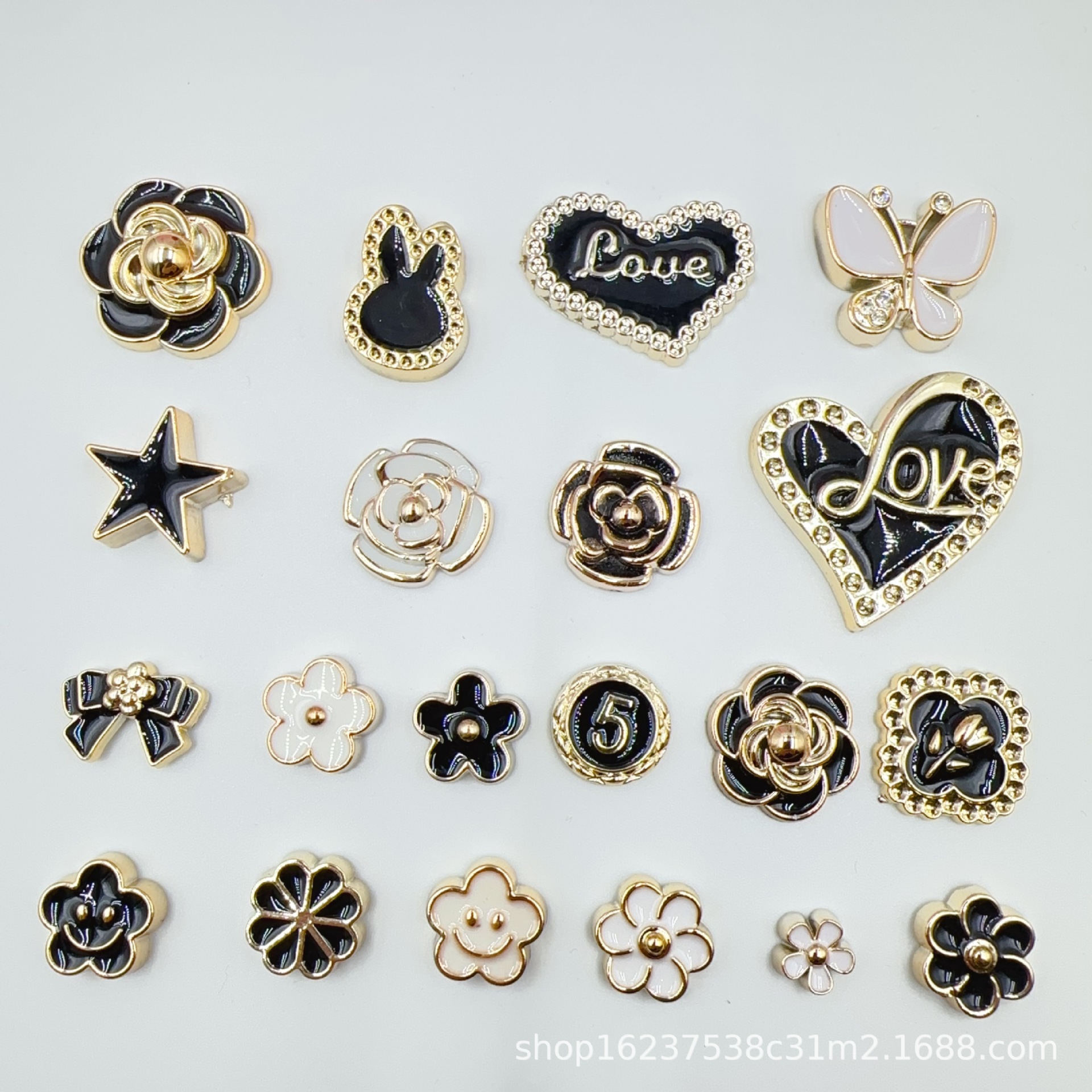 Corea del Sur Xiaofangfengdiy accesorios de joyería goteando aceite camellia amor parche de resina de zapatos de caja de teléfono móvil piezas de decoración de flores