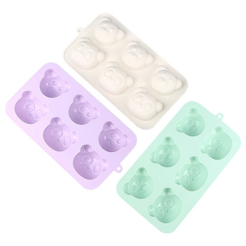 Baking cake mold 6-dimensional bear cake steamed cake mold children's food supplement mold factory wholesale