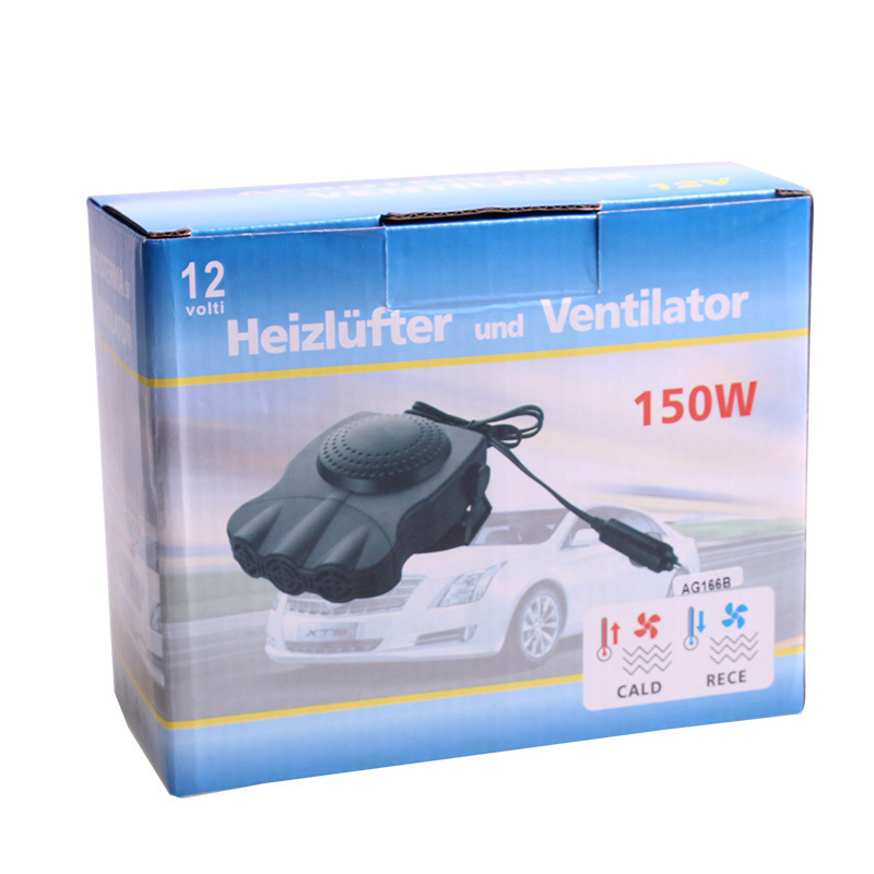 Car heater vehicle-mounted 12v24V hot air fan defrost and snow removal heater car three-hole 4