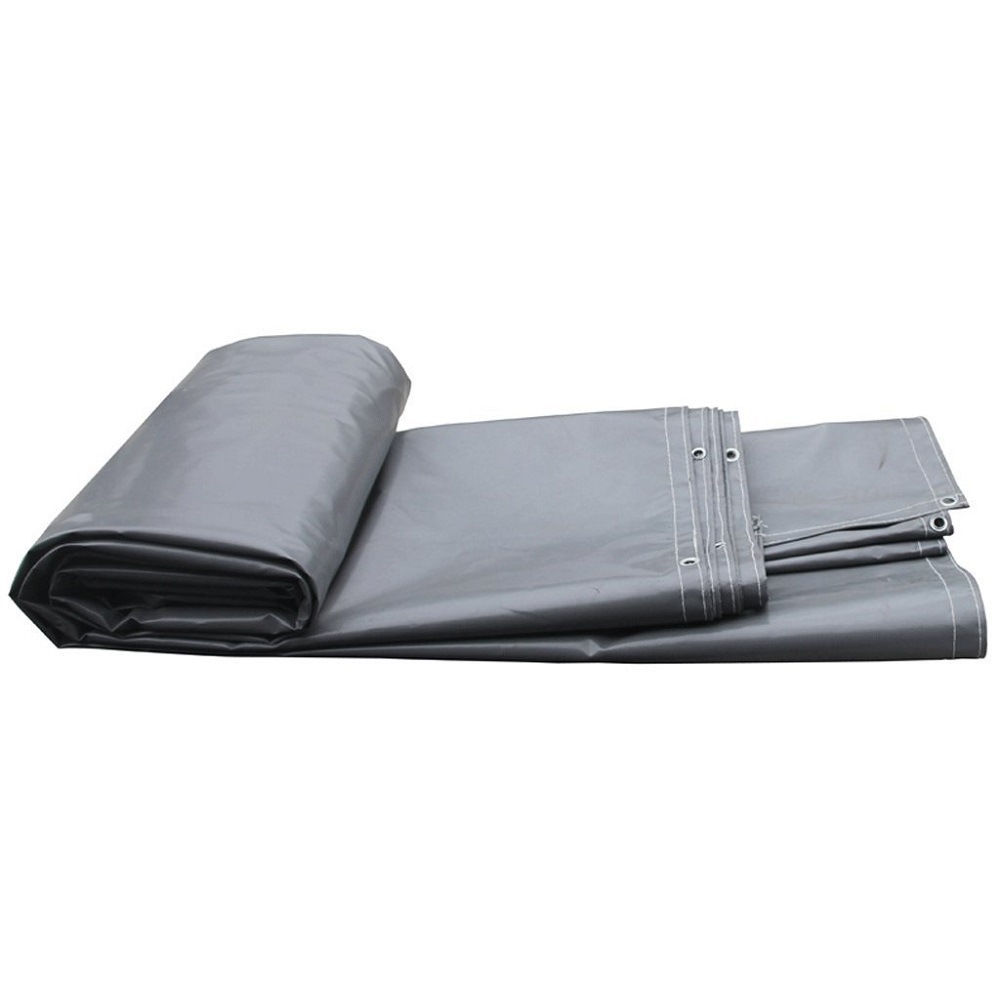 加厚PVC乙烯基防水盖布 全新料阻燃刀刮油布美国卡车安全防霉盖布