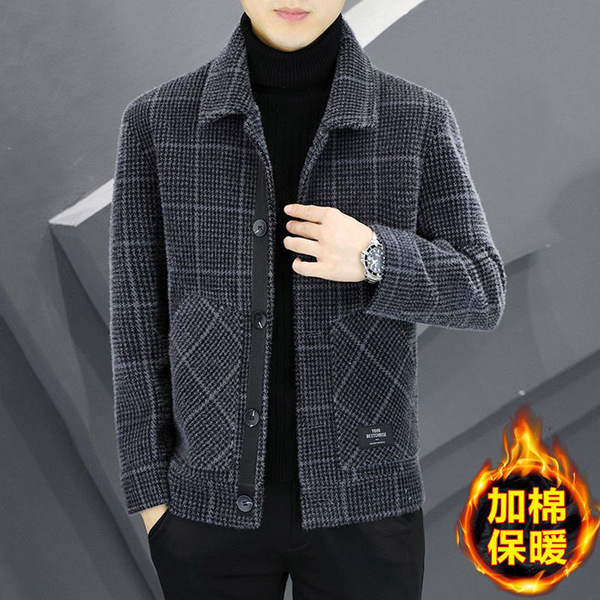 Men's woolen coat