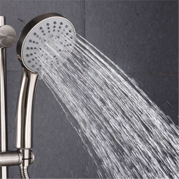 (brushed color) four-function hand shower